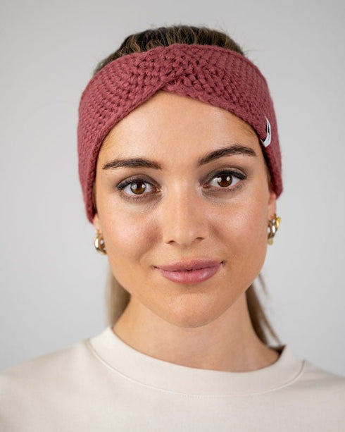 TreeHeadband Knitted Twist Blush