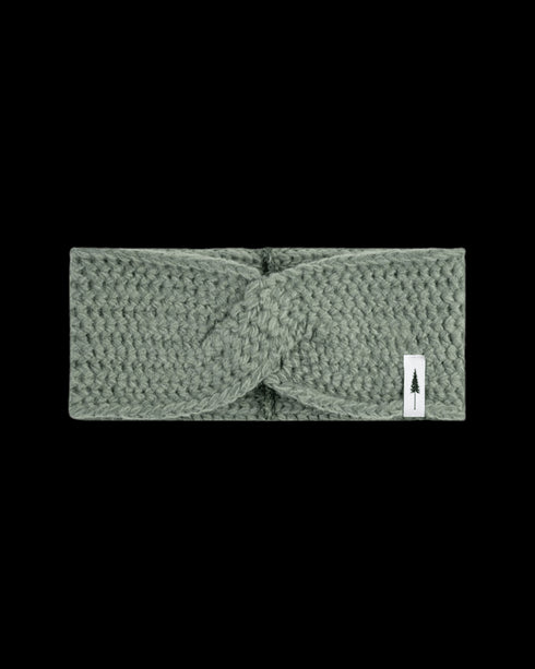 TreeHeadband Knitted Twist Sage