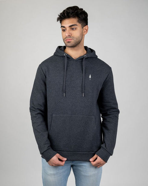 TreeHoodie Black Mel