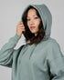 TreeHoodie Oversized Women Turquoise
