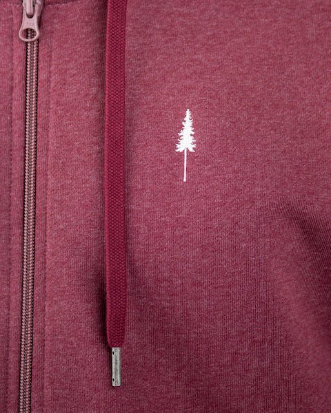 TreeHoodie Jacket Bordeaux Mel