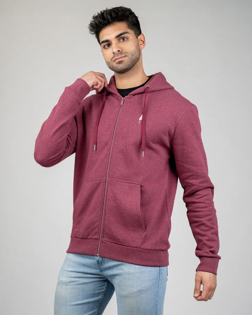 TreeHoodie Jacket Bordeaux Mel