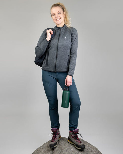 TreeJacket Fleece Outdoor Women Anthracite Mel