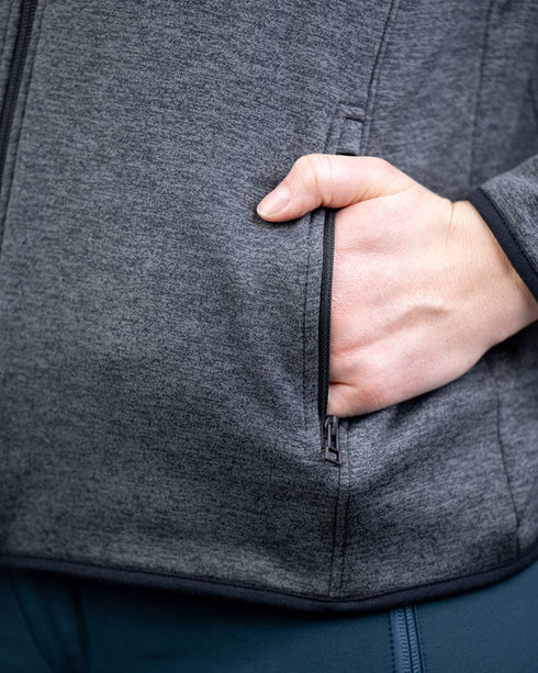 TreeJacket Fleece Outdoor Women Anthracite Mel