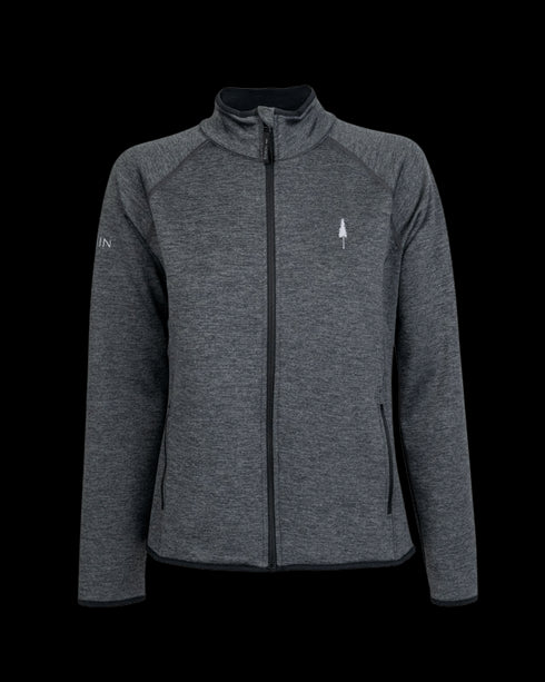 TreeJacket Fleece Outdoor Women Anthracite Mel