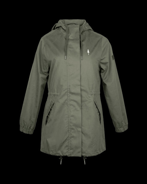 TreeJacket Parka Women Olive