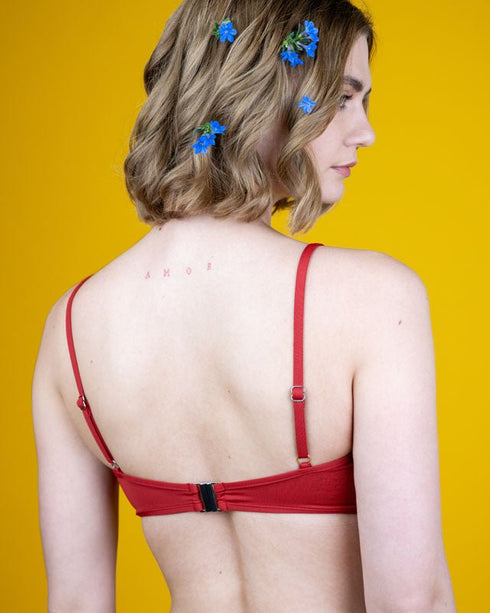 Treekini Bandeau Top Women Bloodstone Red