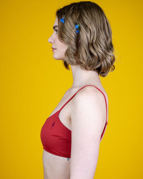 Treekini Bandeau Top Women Bloodstone Red