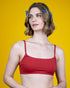 Treekini Bandeau Top Women Bloodstone Red