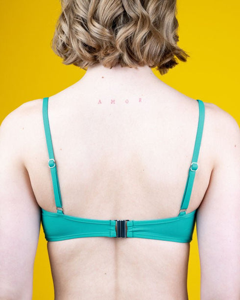 Treekini Bandeau Top Women Sea Green