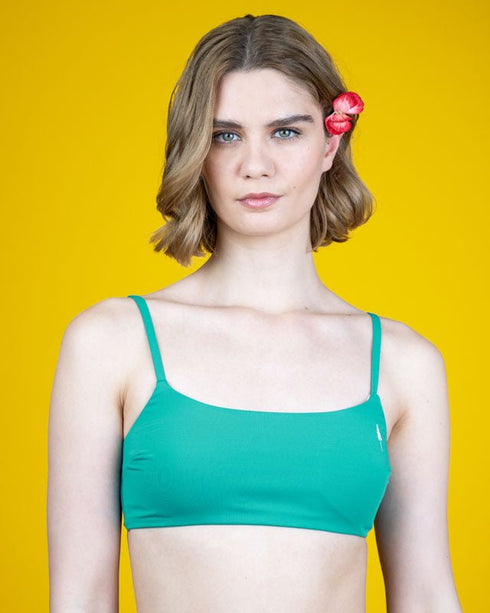 Treekini Bandeau Top Women Sea Green