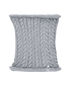TreeNeckwarmer Cable Knit Light Grey Mel