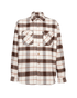 TreePlanter Overshirt Check Chalk-Walnut-Brick