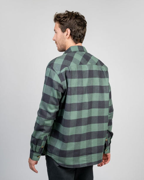 TreePlanter Overshirt Check Sage-Dark Anthracite