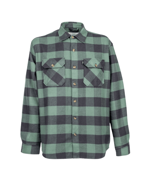 TreePlanter Overshirt Check Sage-Dark Anthracite