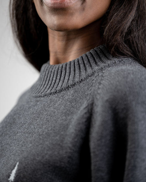 TreePullover Cosy Women Anthracite Mel