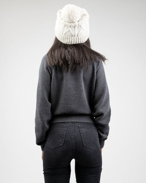 TreePullover Cosy Women Anthracite Mel