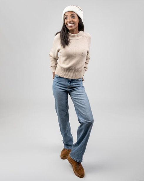 TreePullover Cosy Women Beige