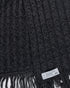 TreeScarf Knitted Black Mel