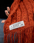 TreeScarf Knitted Rust