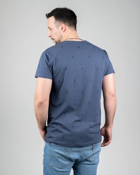 TreeShirt Allover Navy Mel