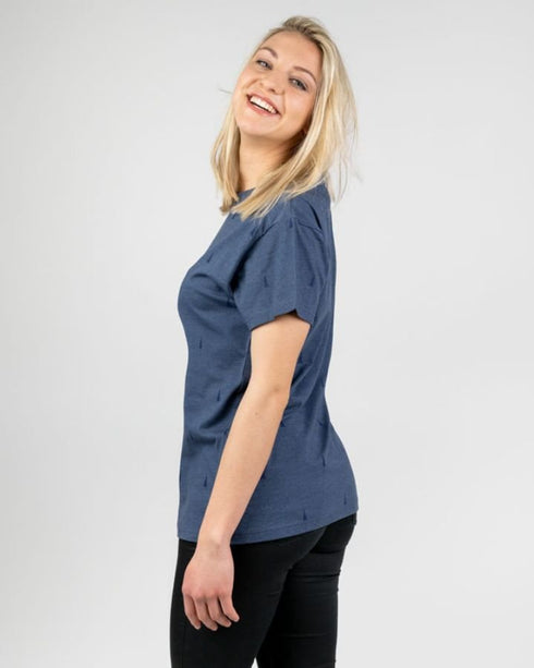TreeShirt Allover Navy Mel