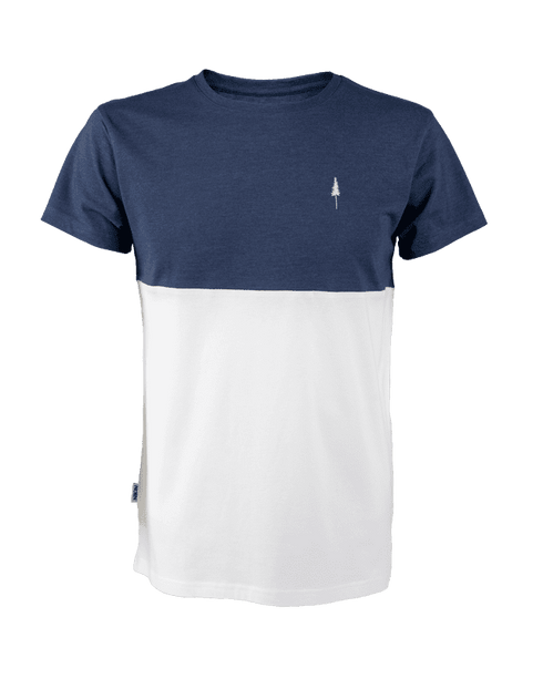 TreeShirt Bicolor Navy Mel