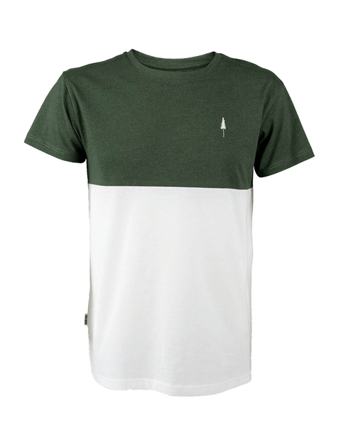 TreeShirt Bicolor Olive Mel