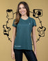 TreeShirt Circular Women Petrol-Green