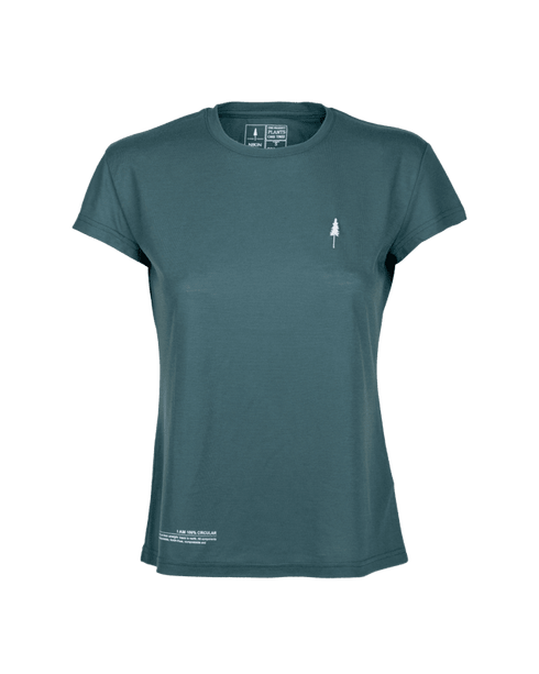 TreeShirt Circular Women Petrol-Green