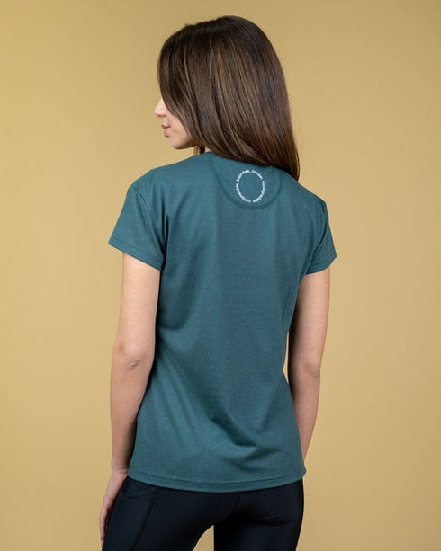 TreeShirt Circular Women Petrol-Green