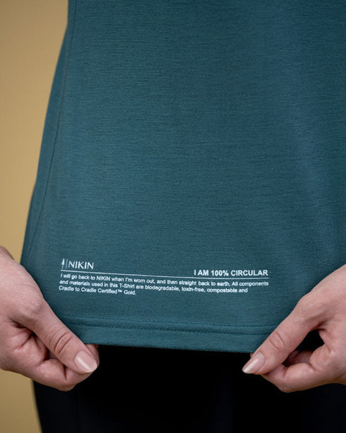 TreeShirt Circular Women Petrol-Green