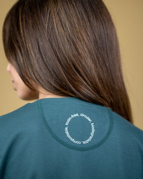 TreeShirt Circular Women Petrol-Green