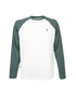 TreeShirt Longsleeve Raglan Juniper-White