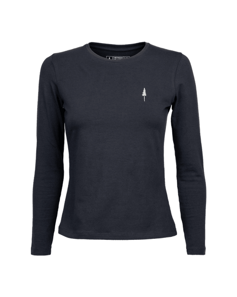 TreeShirt Longsleeve Women Black