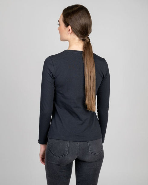TreeShirt Longsleeve Women Black