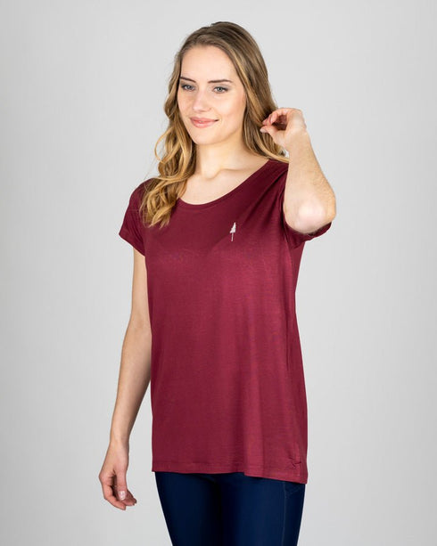 TreeShirt Loose Women Bordeaux