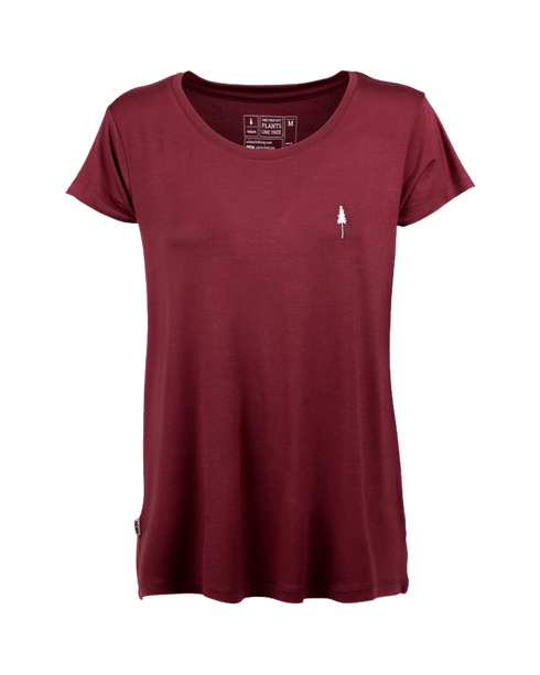TreeShirt Loose Women Bordeaux