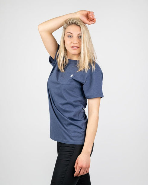 TreeShirt Pocket Navy Mel