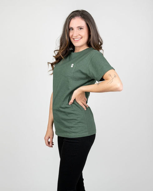 TreeShirt Pocket Olive Mel