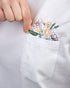 TreeShirt Pocket Flowers White