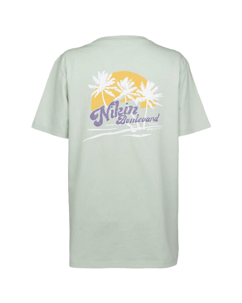 TreeShirt Relaxed Summer Print Faded Green