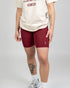TreeShorts Biker Women Deep Maroon