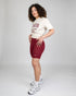 TreeShorts Biker Women Deep Maroon