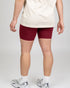 TreeShorts Biker Women Deep Maroon