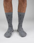 TreeSocks Cosy Allover Grey-Navy