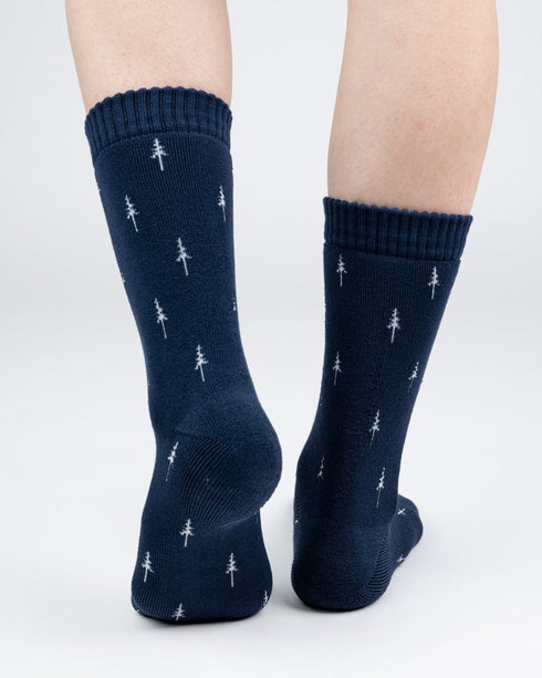 TreeSocks Cosy Allover Navy