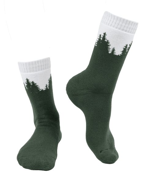 TreeSocks Cosy Forest Green