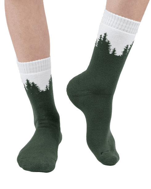 TreeSocks Cosy Forest Green
