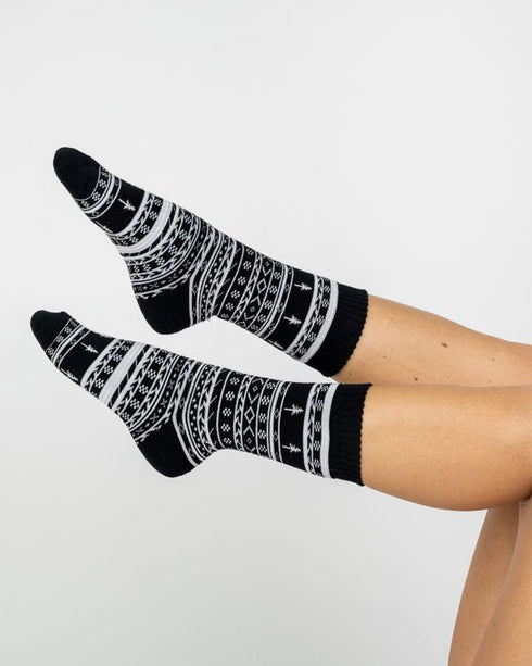 TreeSocks Cosy Norwegian Black